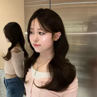 ロング カラー ヘアアレンジ 韓国/ワンホン/新宿 /Rumiのヘアスタイル