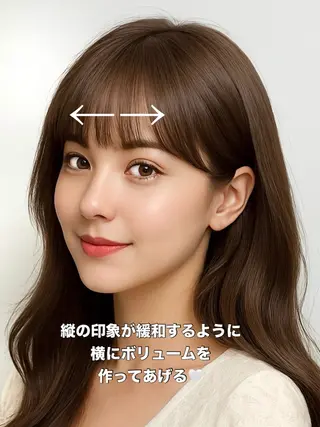 セミロング 映える顔まわり/前髪 特化 💗 ユキマのヘアスタイル