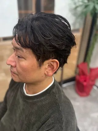 メンズ 本田 有里のヘアスタイル