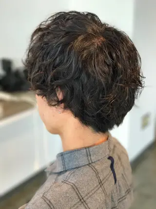 ショート パーマ メンズ 🌈ディレクター🌈 徳松優希のヘアスタイル