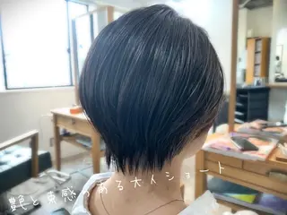 ショート カラー 前田 健太のヘアスタイル