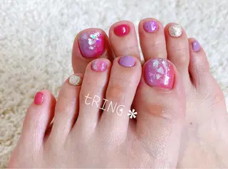 ネイル tRING＊ しいの木台のネイルデザイン