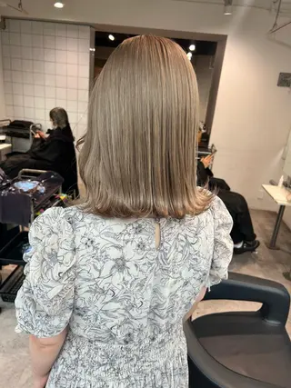 ミディアム 表参道店大人っぽ ブラウン🪞TOWAのヘアスタイル