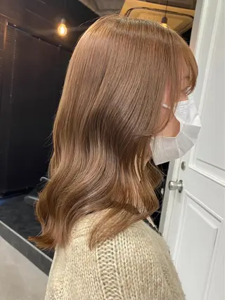 ミディアム 🧸艶々韓国ヘア 🧁mizunaのヘアスタイル