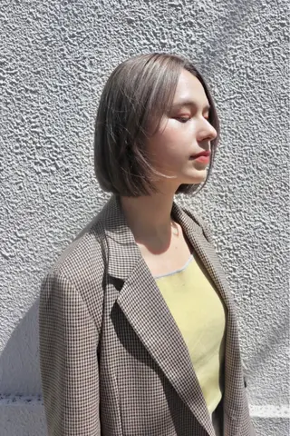 ミディアム カラー カラー/レイヤー/ 髪質改善/PAAQのヘアスタイル