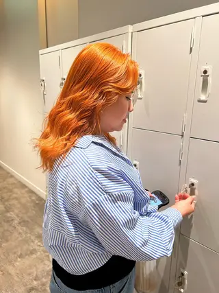 セミロング カラー CURIO/南船場 /RIN💈🍎のヘアスタイル