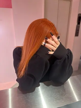 セミロング カラー ブリーチカラー 特化/MAHIROのヘアスタイル