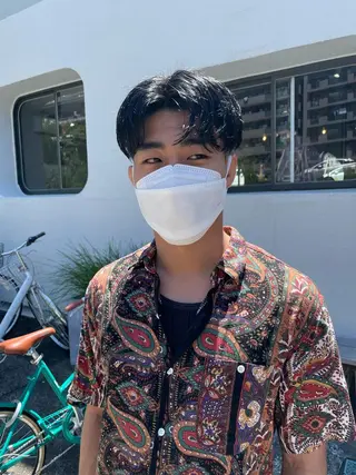 ショート パーマ メンズ 五十嵐 雄毅のヘアスタイル