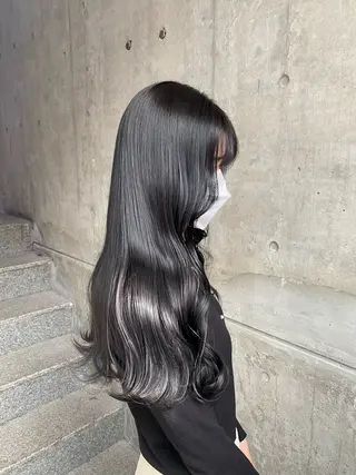 ロング カラー ヘアアレンジ 【公式】DISCO銀 座🪩トレンド🪽のヘアスタイル