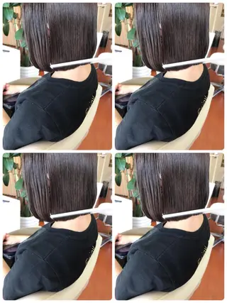 ミディアム ヨシダ トオルのヘアスタイル