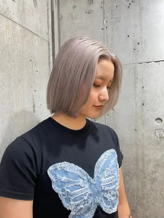 カラー cinq所属・ハイトーンカラー/ sorane♥️のヘアスタイル