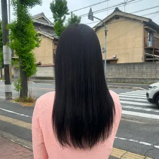 ロング カラー 小島 寧心のヘアスタイル