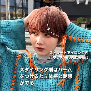 ショート 骨格診断で絶対可愛い ✨丸みショート✨凌弥のヘアスタイル