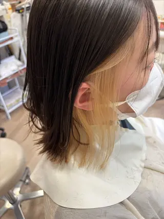 カラー 【艶カラー】 柏原航世のヘアスタイル