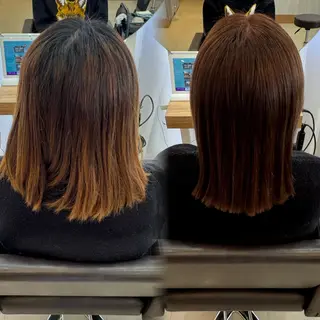 セミロング Agu hair 粉河のヘアスタイル