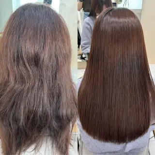 セミロング 🌜韓国/艶髪/縮毛 /kokoro🌛のヘアスタイル