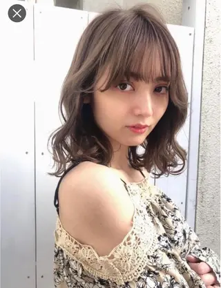 ミディアム 鈴木 🧸のヘアスタイル