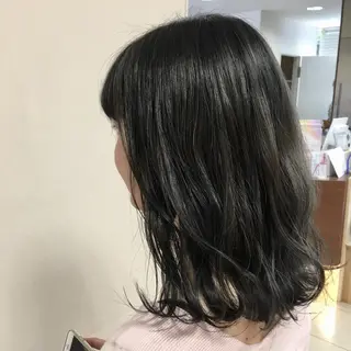 セミロング カラー ヘアアレンジ 【Sweep】おじま のぞみのヘアスタイル