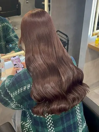 カラー グレージュ/ベージュ 透明感カラーYUTAのヘアスタイル