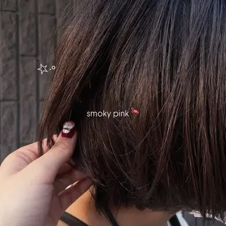 ショート カラー こいき/ブラウン・ 暖色/艶カラー🎀✨のヘアスタイル