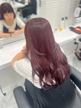 カラー ブリーチなし透明感 💗RYOTAのヘアスタイル