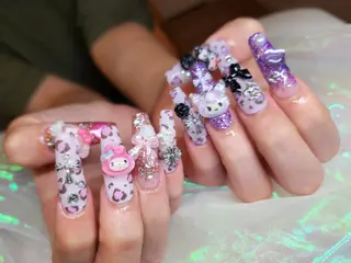 ネイル 💜bora .のネイルデザイン