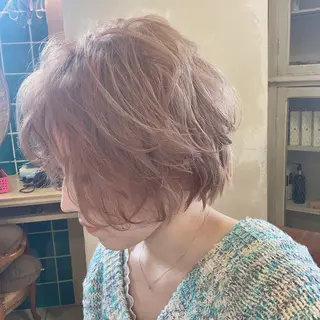 ショート カラー 森 早希絵のヘアスタイル