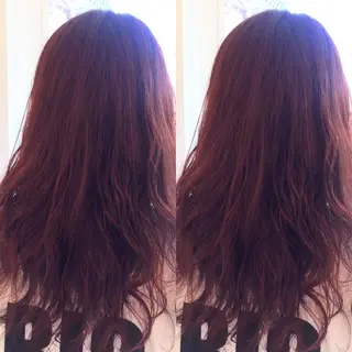 ロング カラー パーマ 齋藤 咲のヘアスタイル