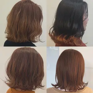 ミディアム 津秋 朝美のヘアスタイル