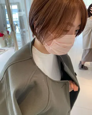 ショート カラー 鶴岡で縮毛矯正なら お任せ！ハヤシナオミのヘアスタイル