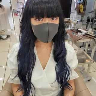 ロング カラー 羽エクステ🩷 🤍まき🤍のヘアスタイル