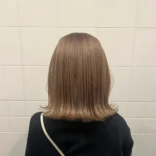 ミディアム カラー ヘアアレンジ honen RUKAのヘアスタイル