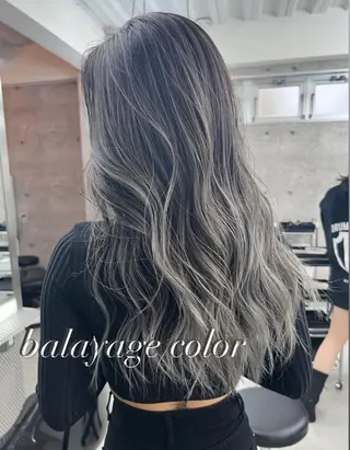 ロング 🫧ミズキ/レイヤー /バレイヤージュ🪄のヘアスタイル