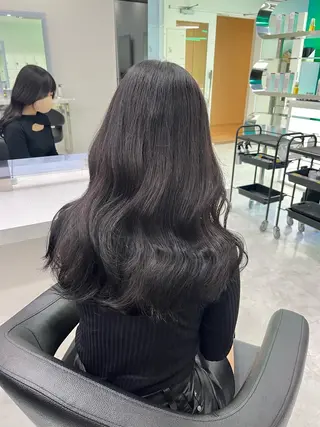 ロング カラー 表参道/透明感カラー /暗髪/ジュキヤのヘアスタイル