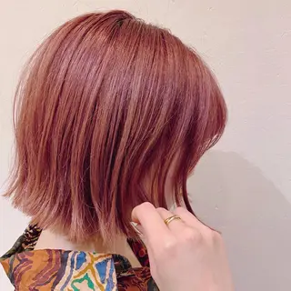 ミディアム カラー runa ショート/ボブのヘアスタイル