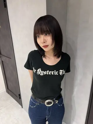 ミディアム カラー NYLON.所属・ブリーチ/縮毛矯正 ❤️‍🔥シンノスケのヘアスタイル