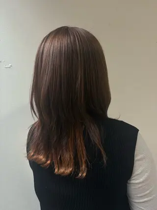 セミロング スピンヘアー亀岡店 あまかわです！のヘアスタイル