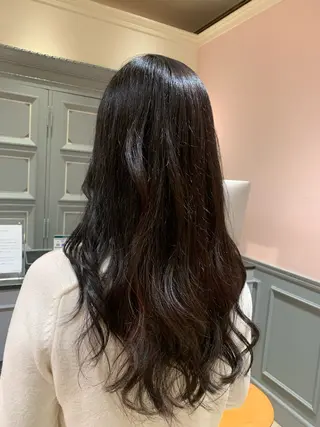 ロング 上野 七奈穂のヘアスタイル