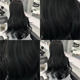 セミロング カラー ブリーチなし特化 美容師💖SAE💖のヘアスタイル