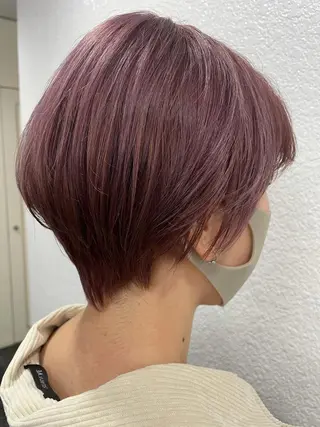 ショート カラー 渋谷 留菜のヘアスタイル