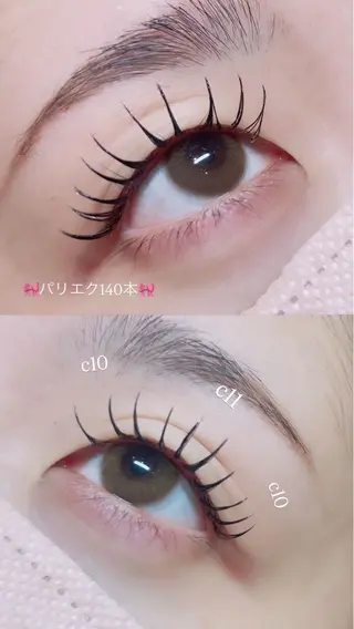 マツエク・マツパ mako. angelicaのマツエク・マツパデザイン