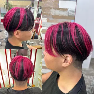 ショート カラー メンズ 居心地の良さ◎ 明るいお店です◎のヘアスタイル