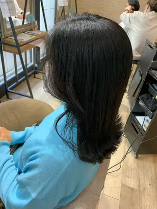 セミロング 艶髪レイヤー上田 紗也🇰🇷💗のヘアスタイル