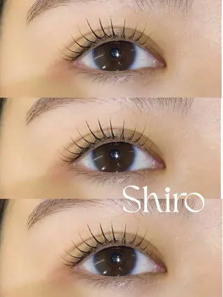 パーマ まつげ･眉毛専門Shiro佐鳴台所属・佐藤 唯名のマツエク・マツパデザイン