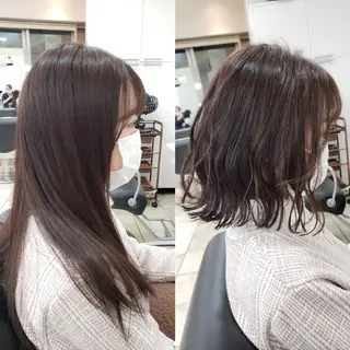 ミディアム ボブ・ロブ　福田 泰久✂️✨のヘアスタイル
