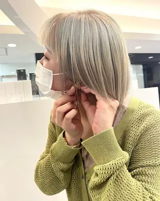 ショート カラー SALOWIN神戸三宮所属・ショート・ボブ専門 Hiroのヘアスタイル