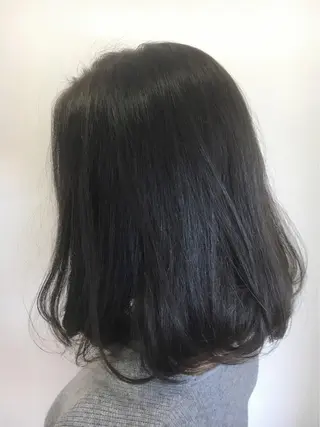 ミディアム カラー 永井 大希のヘアスタイル