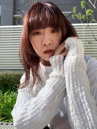 カラー MARU レイヤー/パーマのヘアスタイル