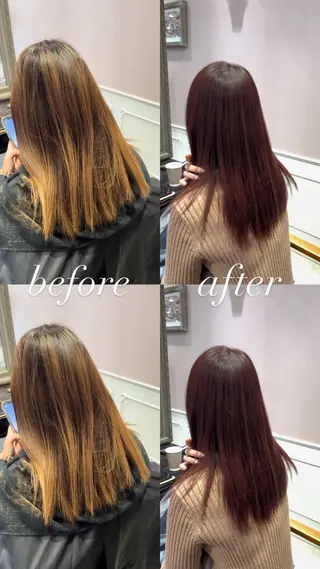 ロング カラー レイヤー/透明感/髪 質改善/メンズ/佐藤のヘアスタイル