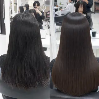 ロング パーマ 縮毛矯正指名No.1 艶カラー/SHIMAのヘアスタイル